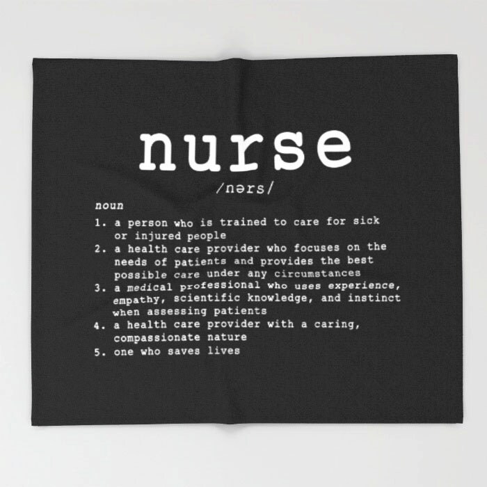 nurse blanket nurse quote nurse print nursing quote