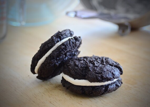 Mexican Hot Chocolate Sandwich Cookies