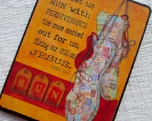 Popular items for hebrews 12 1 on Etsy