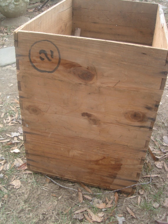 SALE antique large tea crate large wooden shipping crate