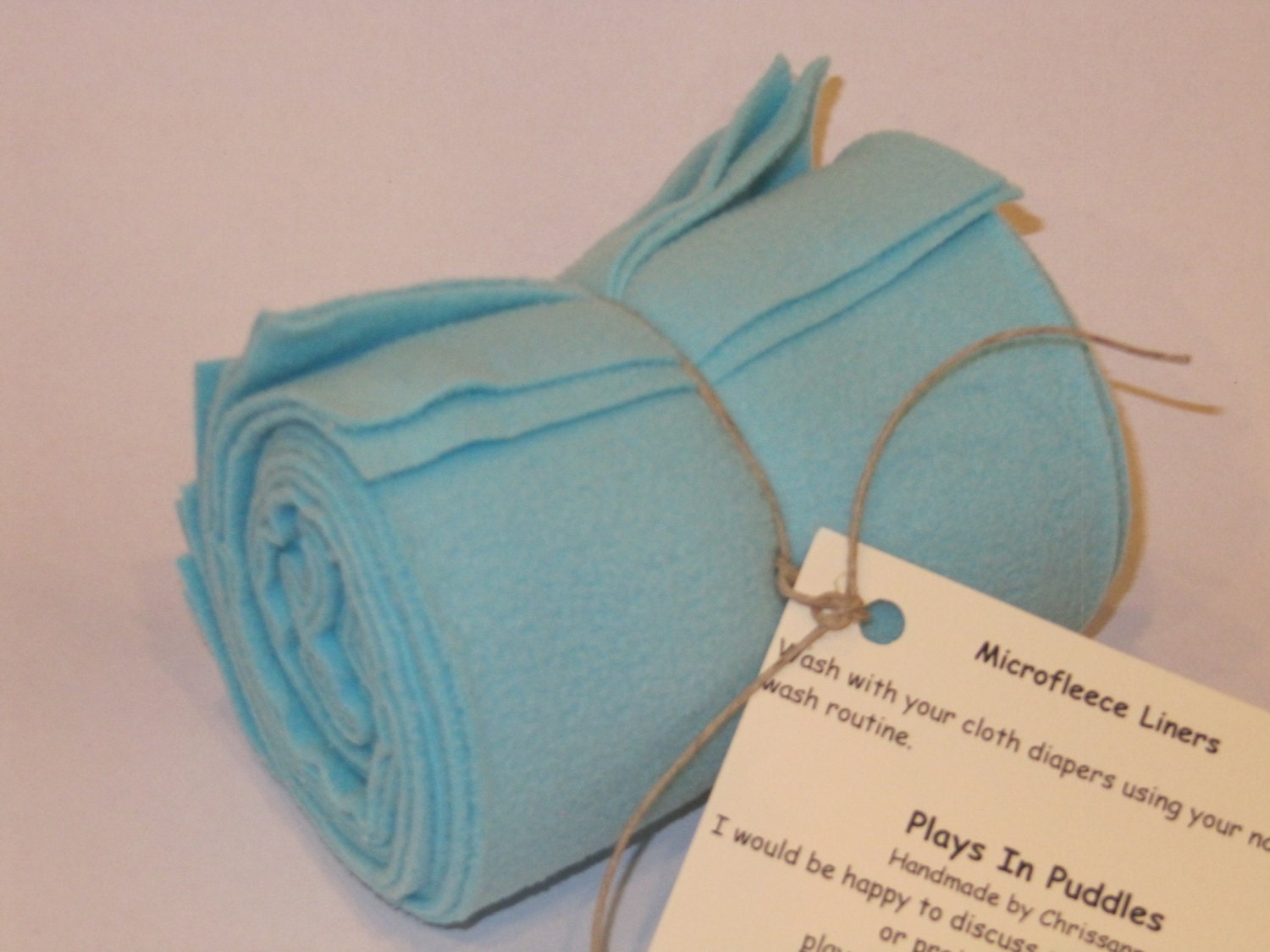 Reusable Microfleece Cloth Diaper Liners 20 count diaper