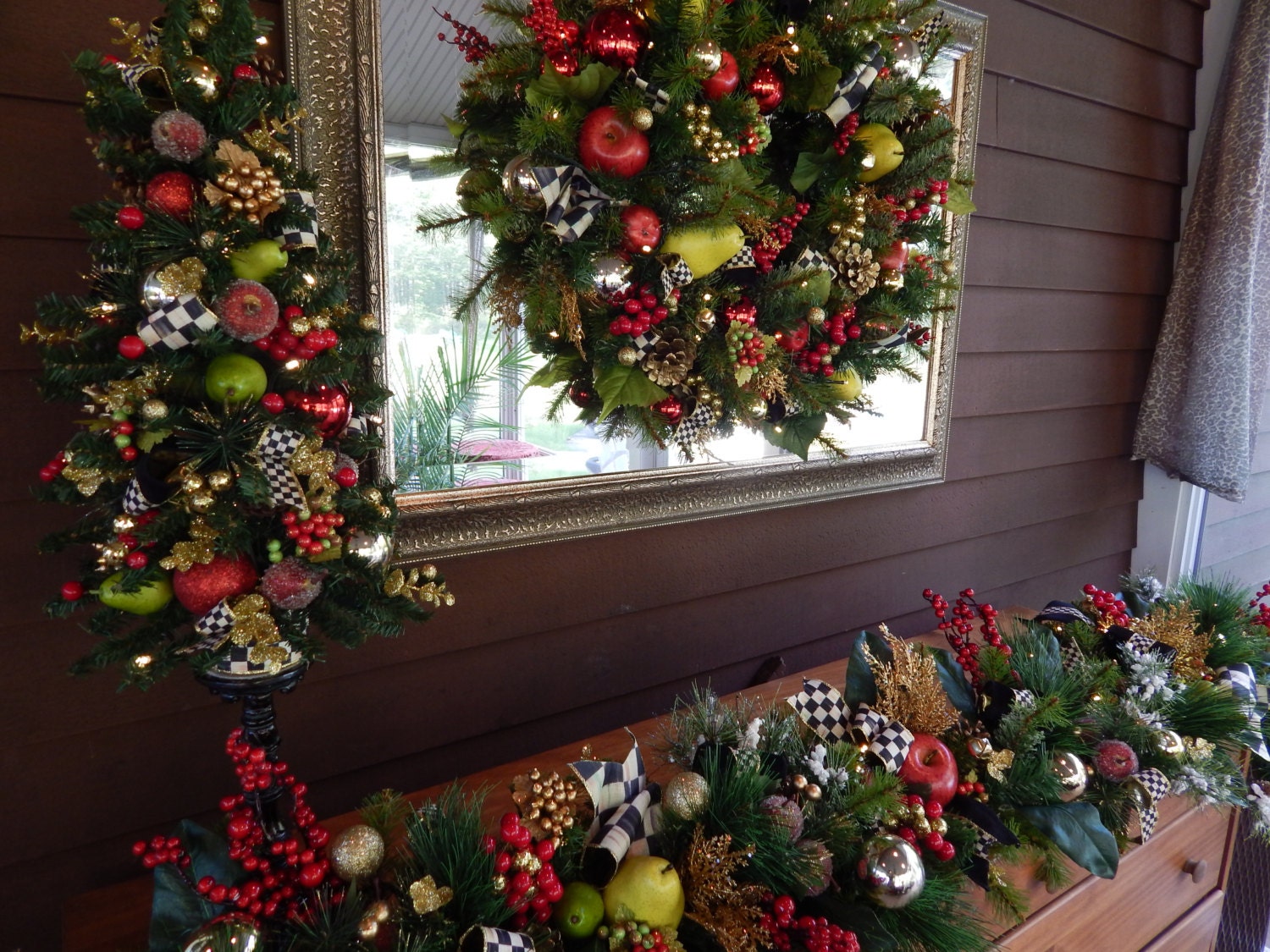 christmas garland designer ribbon 6 foot artificial christmas garland designer ribbon 6 foot artificial