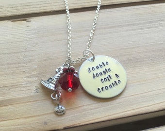 Halloween Necklace - Halloween Jewelry - Witch Necklace