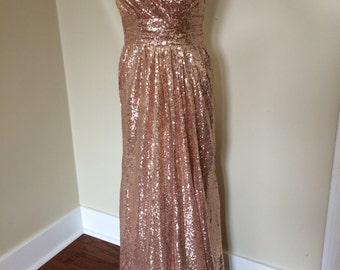 Jessica's Bridesmaids rose gold pink champagne luxury