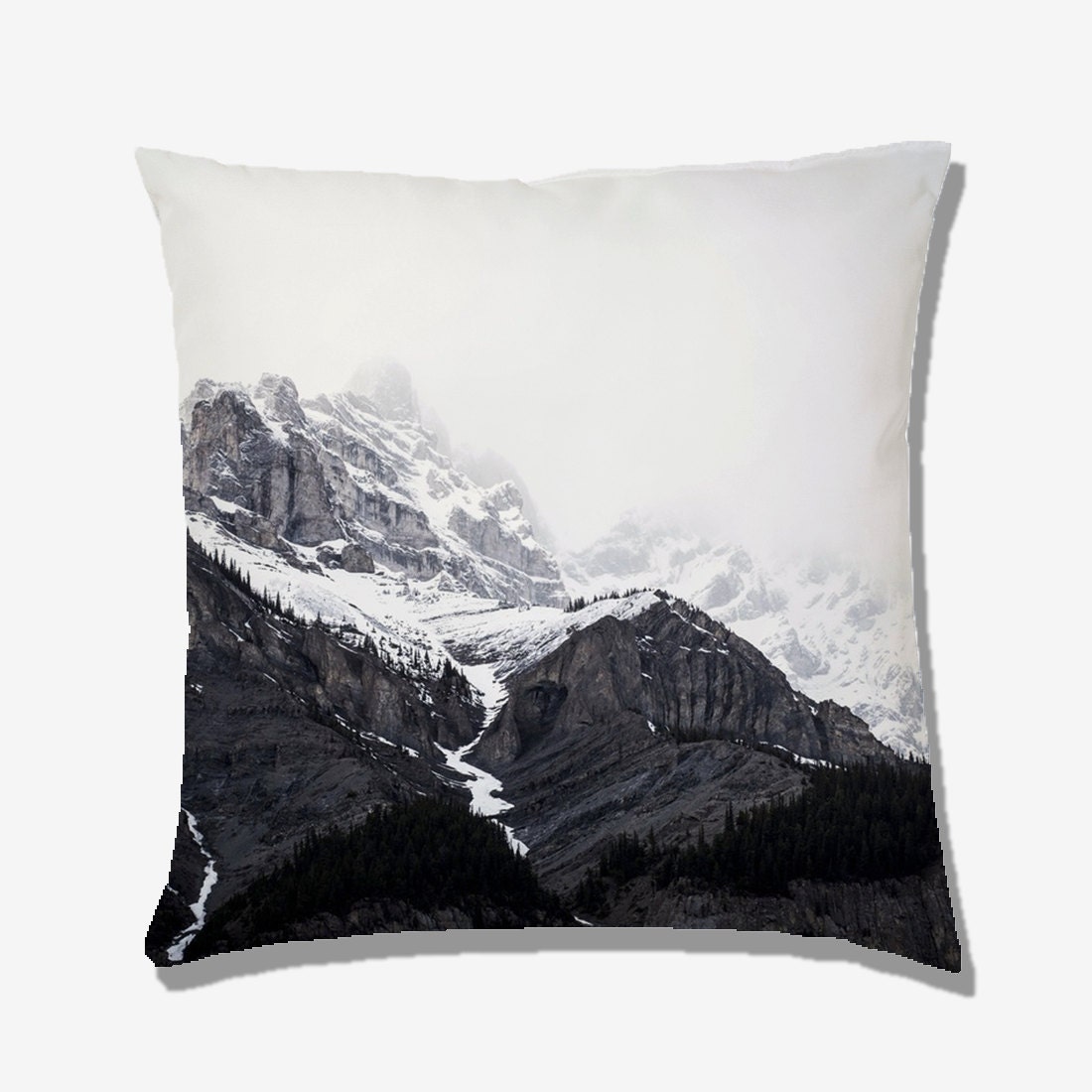Mountains Photography Decorative PIllow Throw Cushion Fabric