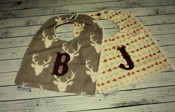 Baby Bibs Baby Boy Deer Baby Archer Bib Set by Kitchcessories