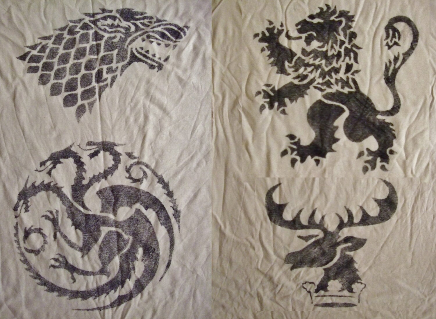 Game of Thrones Inspired Handmade Stencils by StampDealer on Etsy