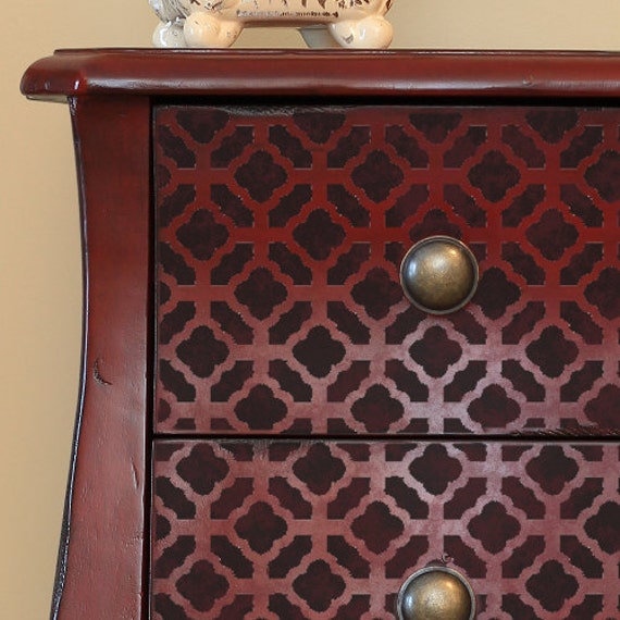 CHINESE GARDEN Furniture Stencil Oriental by DizzyDuckDesignsUK