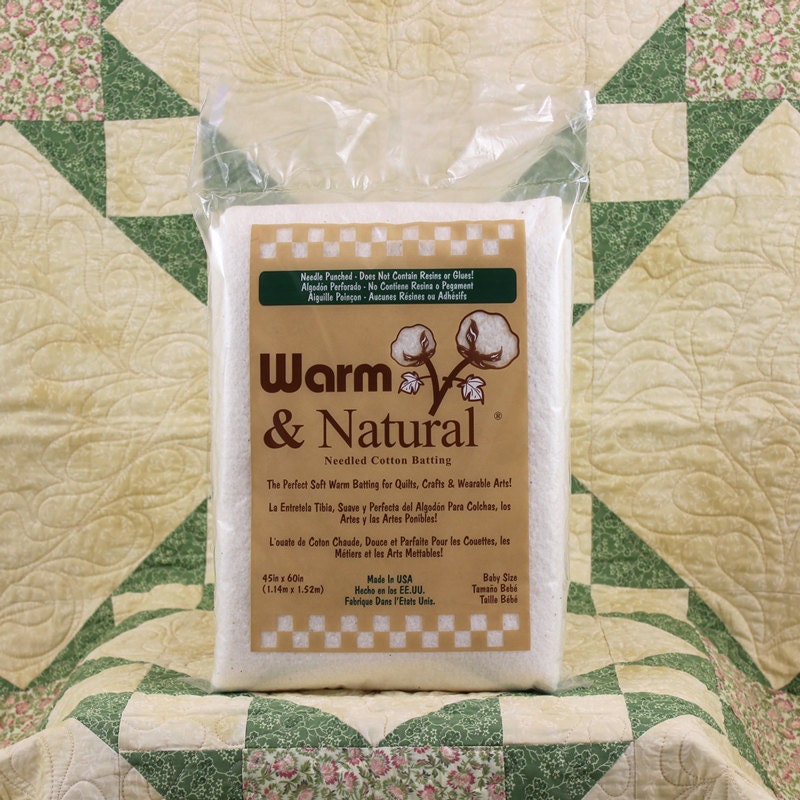 Warm & Natural Cotton Batting Pre-cut 45x60