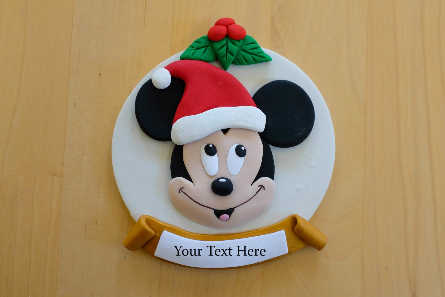 Mickey Mouse Christmas Ornament Personalized Keepsake