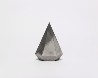concrete ring holder, concrete jewelry holder, Concrete diamond, concrete home decor, watch holder, bracelet holder, concrete ring cone,