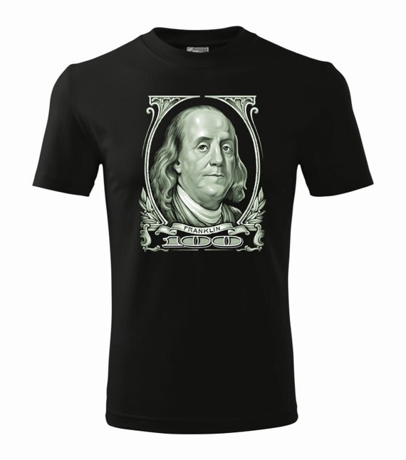 Benjamin Franklin Tshirt/History Tshirt/President Tshirt