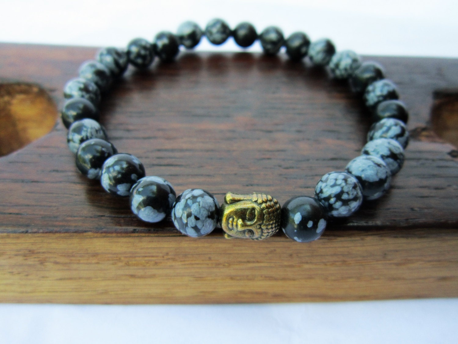 snowflake obsidian bracelet snowflake obsidian bracelet