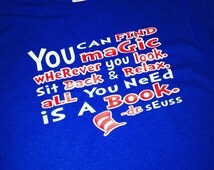 Popular items for reading t shirt on Etsy
