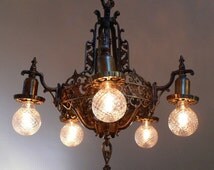 Popular Items For Art Deco Chandelier On Etsy