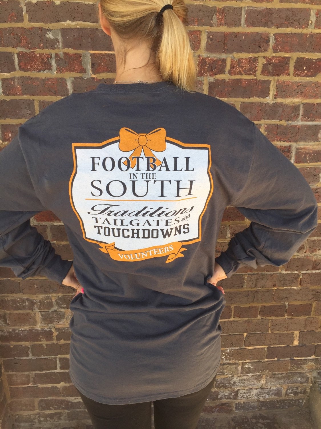 TN Football tshirt Ladies Tennessee football shirt by CloverDepot