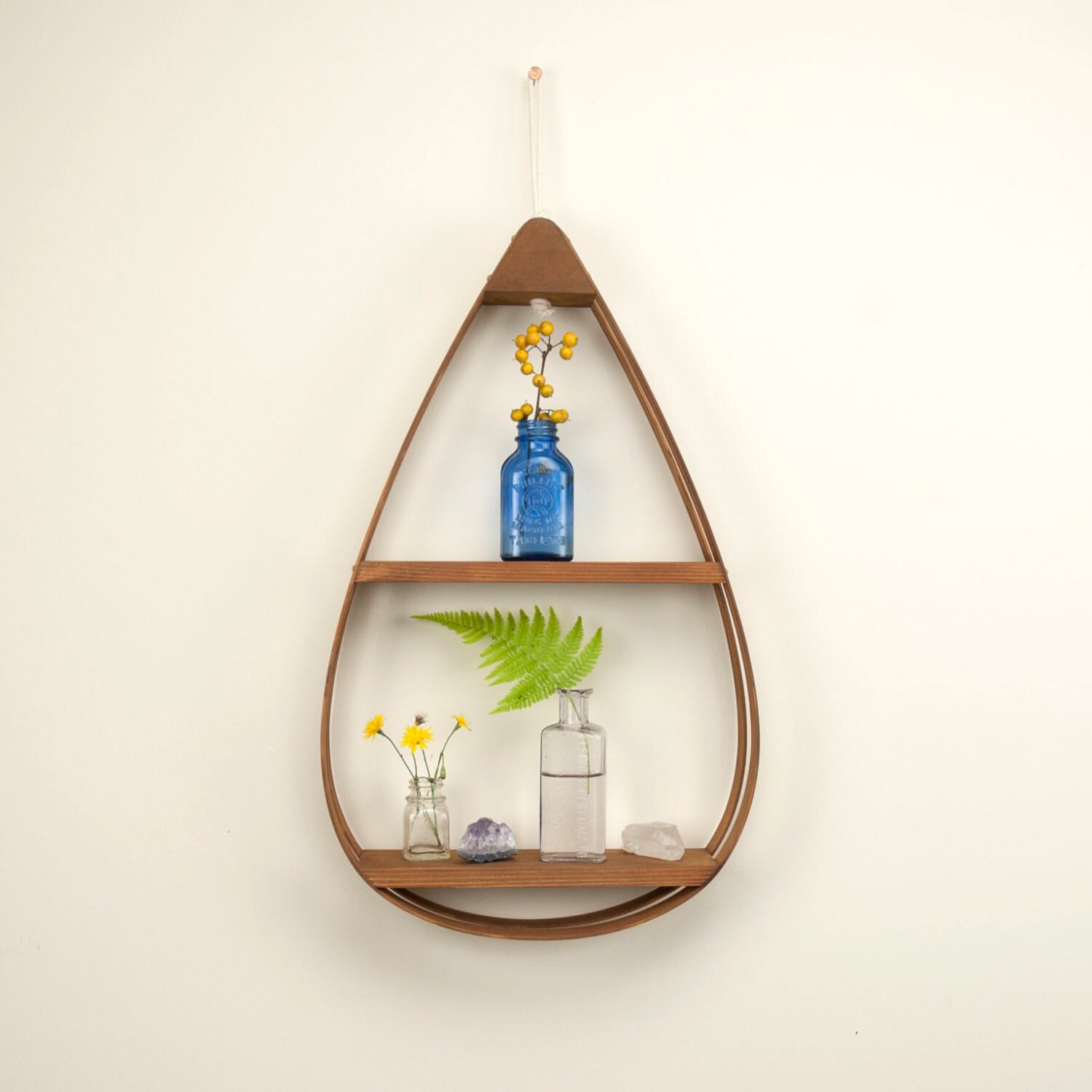 Mid Century Teardrop Shelf Mid Century modern Mid century