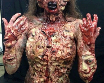 Body of souls chest prostheticest piece, latex, horror