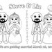 Spot the differences Coloring Page Printable Personalized