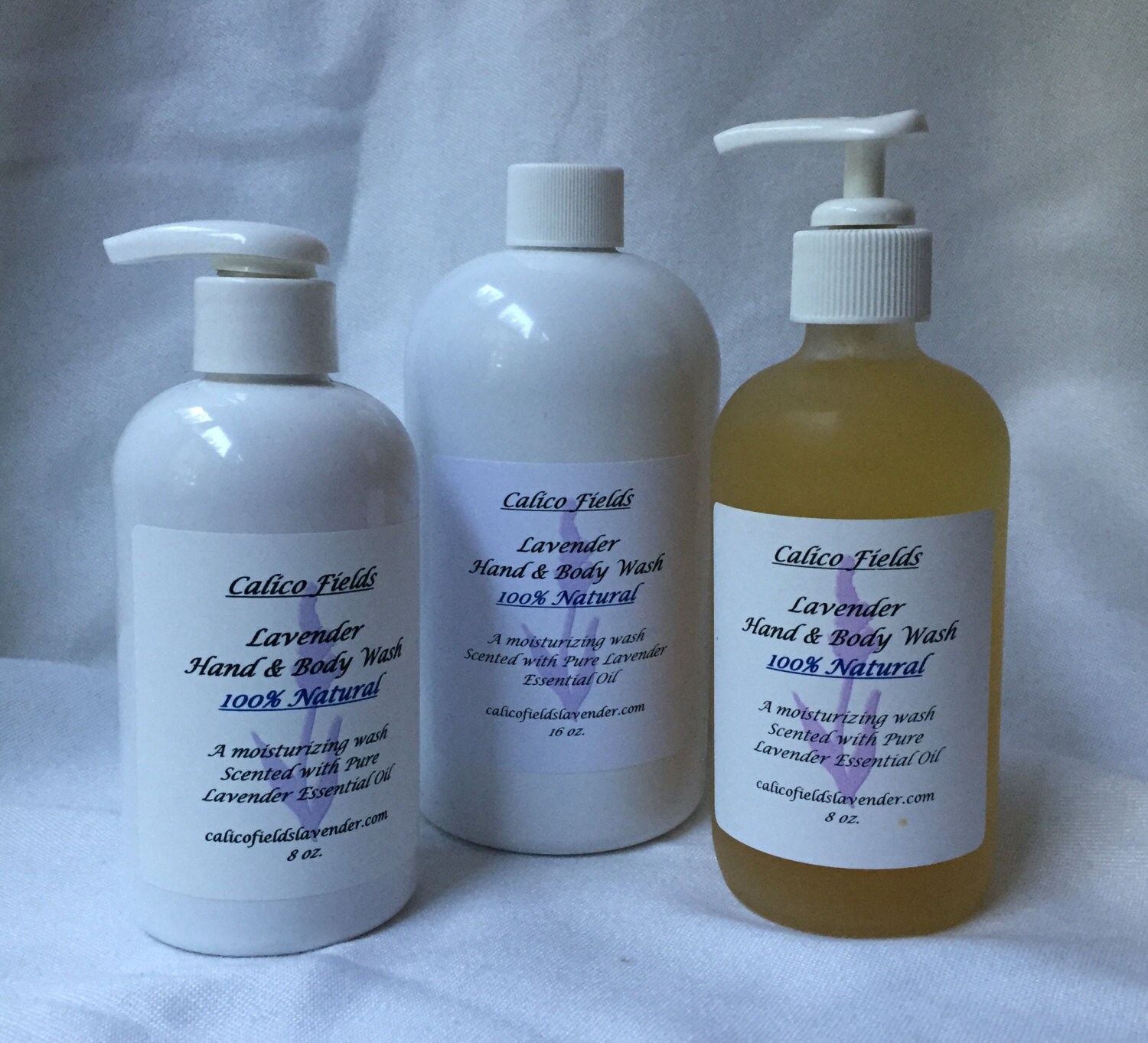Natural Liquid Soap Natural Body Wash by CalicoFieldsLavender