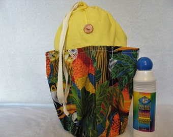 Lucky Penny Bingo Bag,Bingo Bag, Floral Bingo Bag,Yellow Bingo Bag,Blue Bingo Bag, Turquoise Bingo Bag, Washable Bingo Bag, Cotton Bingo Bag