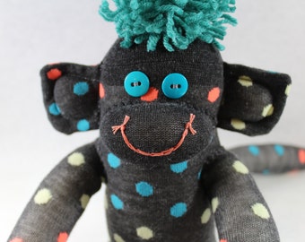 gray sock monkey