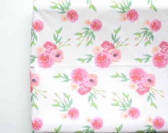 Changing Pad Cover in Floral Dreams by ByGeorgeBabyBoutique