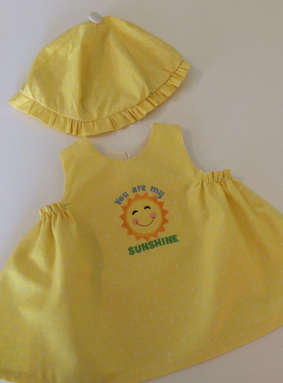 Items similar to Baby girl you are my sunshine outfit on Etsy