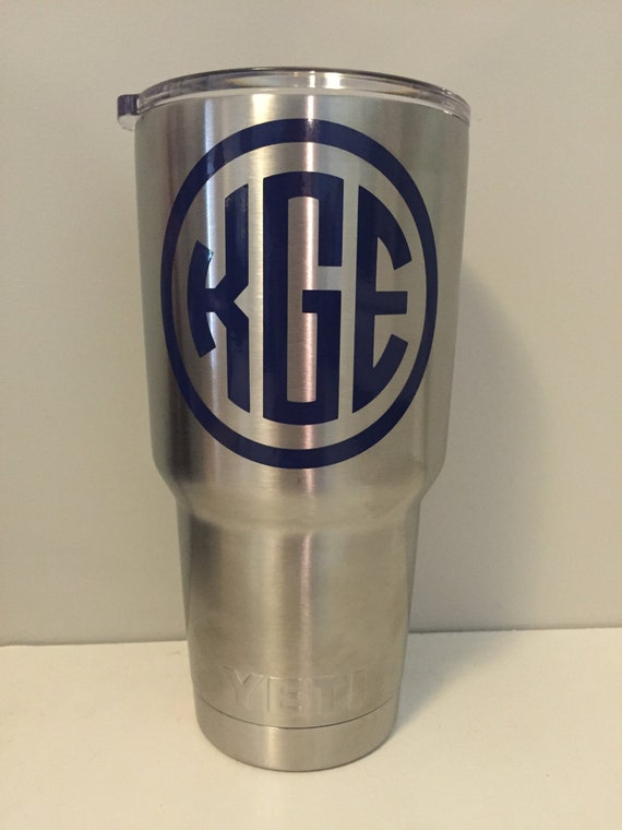 Monogrammed 30 oz. Yeti Tumbler