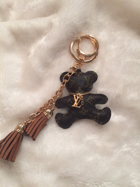 Louis Vuitton Teddy Bear Key Chain / Purse Embellishment