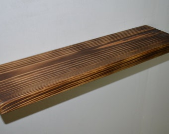 20" Floating Shelf - Wooden shelf