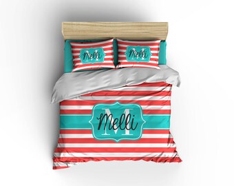 stripe bedding | etsy stripe bedding | etsy