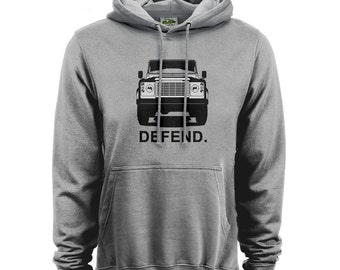 Land Rover Defend Mens Car Hoodie High Quality Hoodie and Print gift present for Man