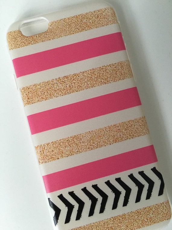 Pink and Gold iPhone 6s Case