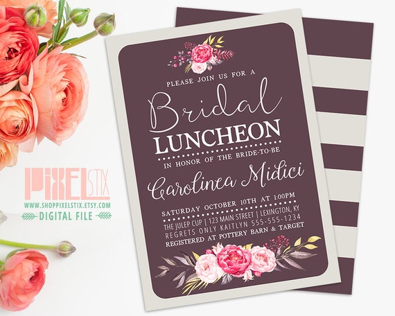 Brides Rustic Chic Invitation 9