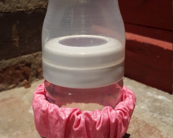 Bottle Bands - Hot Pink - Baby Bottle Label