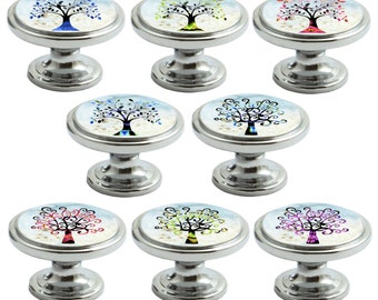 whimsical knobs cabinet