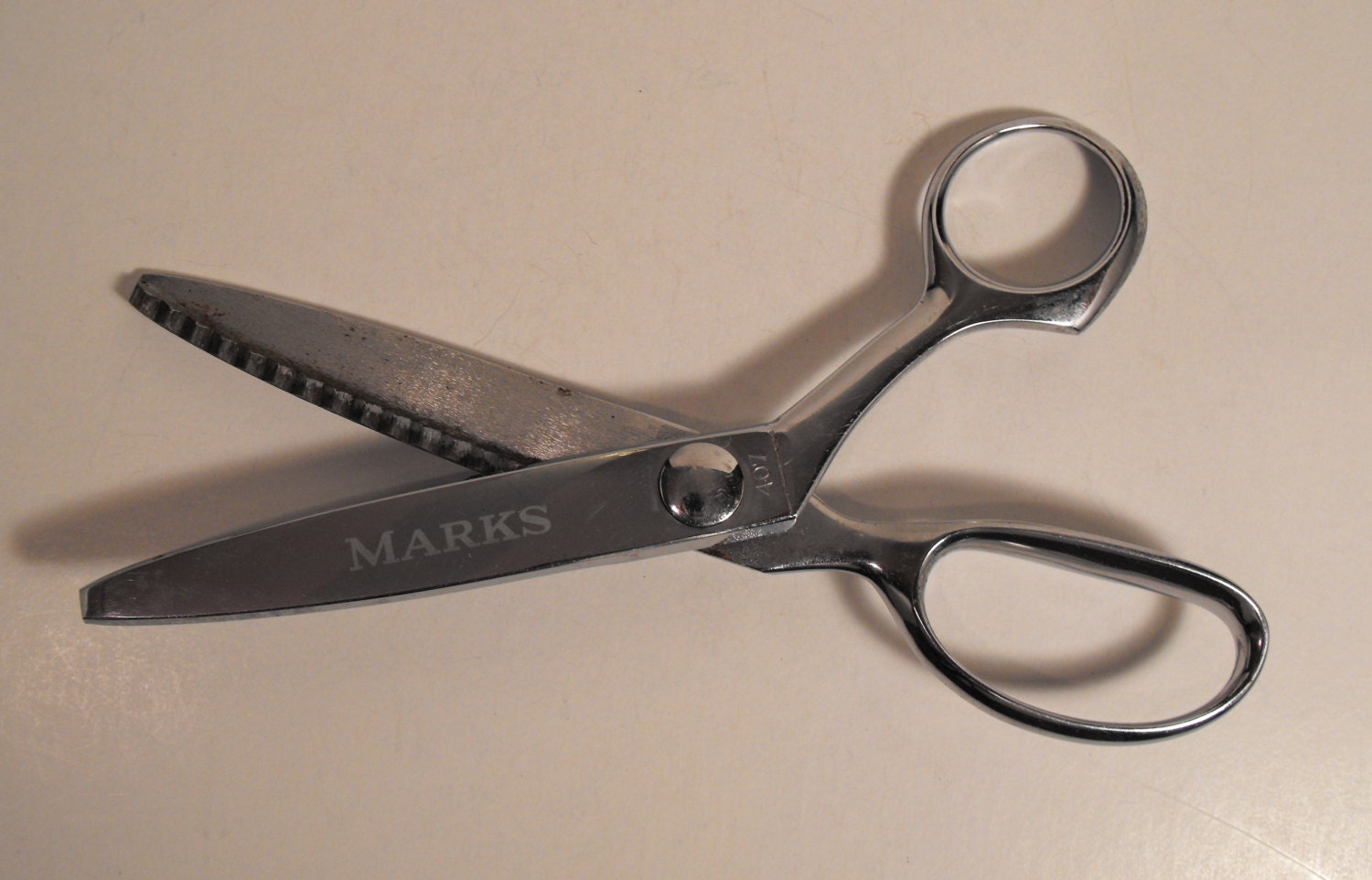 Vintage Marks Brand Stainless Pinking Scissors Made in