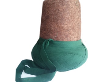 Handmade Sufi Whirling Dervish Turban Hat "DESTAR"
