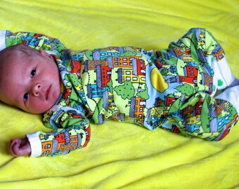 MBJM Harem Romper Prem./Small Newborn - Age 4 pdf sewing pattern