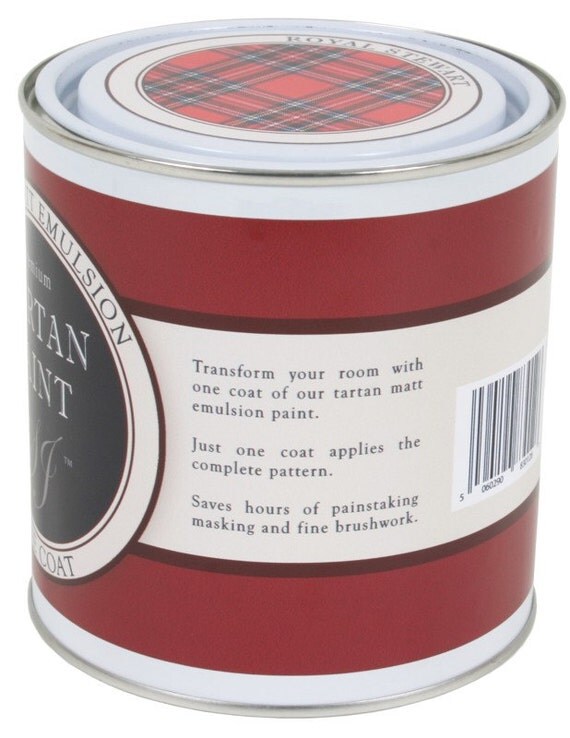 Tartan Paint Tin Gag Gift 121300 Practical Joke Scottish