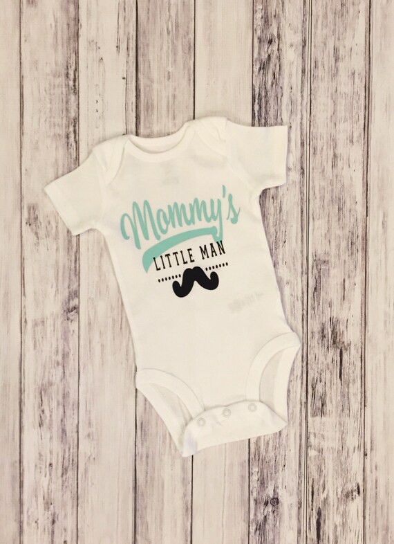 mommy's little man shirt