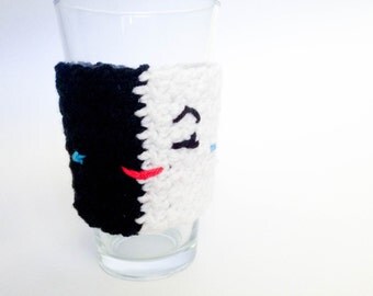 Cruella Deville crochet cup cozy