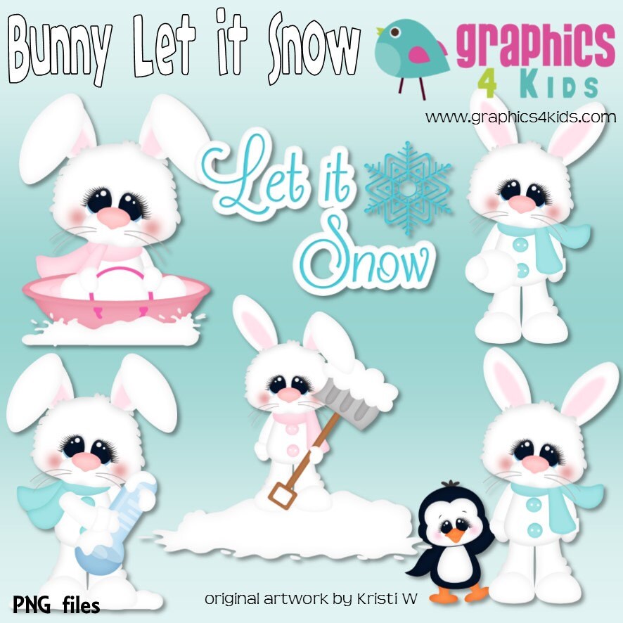 snow bunny clipart - photo #24