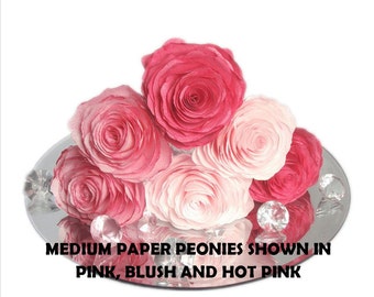 Paper Peonies, Coffee filter flowers, Home decor flowers, Baby shower Flowers, Paper flower decor, Faux flowers, Nursery floral decor