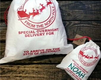 Personalized Santa Sack - 2 Sizes Available
