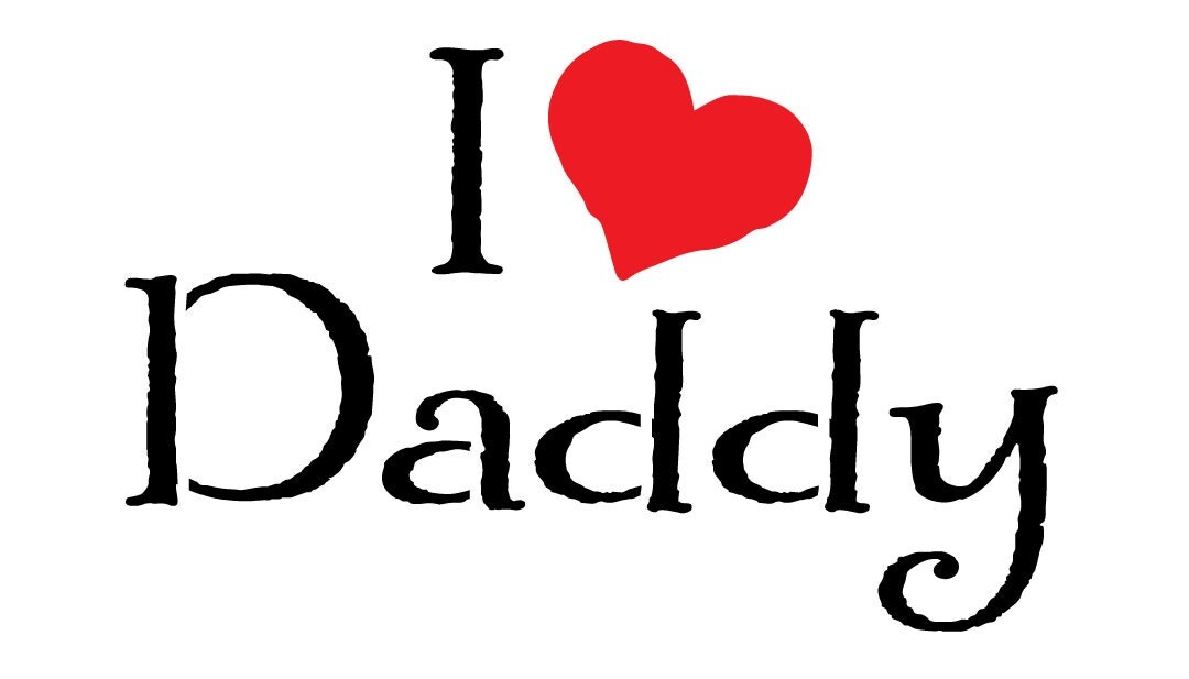 I love Daddy Instant Download for transfer print or pattern