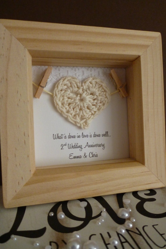  2nd  anniversary  gift  2nd  cotton anniversary  gift  by 