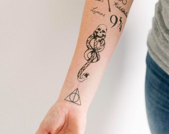 8 Harry Potter Temporary Tattoos- GeekTat