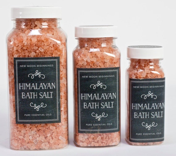 Himalayan Bath Salt organic therapeutic grade essential oils